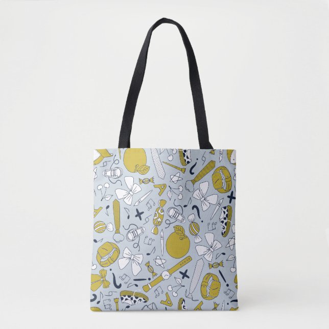 Little School Things for Teacher on  Tote Bag (Front)