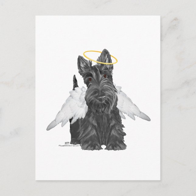 Little Scottie Angel Postcard (Front)