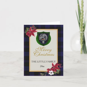 Little Scottish Clan Tartan & Crest Card