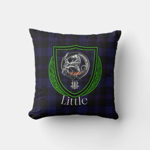 Little Scottish Clan Tartan & Crest Cushion