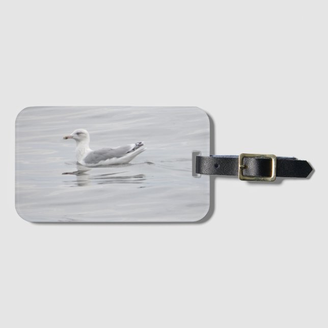 Little seagull luggage tag (Front Horizontal)
