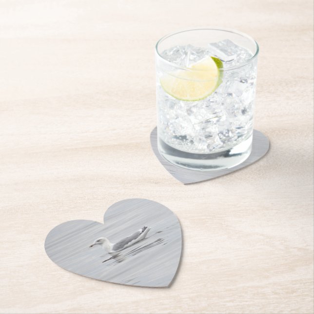 Little seagull paper coaster (Insitu)