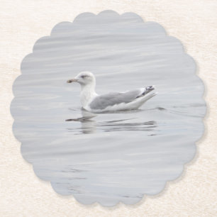 Little seagull paper coaster