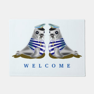 Little Seal Sailor - Fun - Welcome Doormat