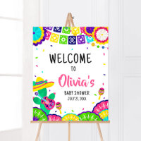 Little Senorita Fiesta Baby Shower Welcome