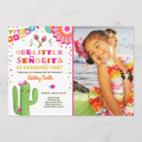Little Senorita Fiesta Cactus Pink First Birthday