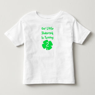 Little Shamrock Birthday Toddler T-Shirt