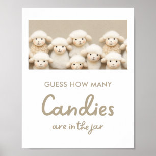 Little Sheep Guess How Many Candies Game Poster