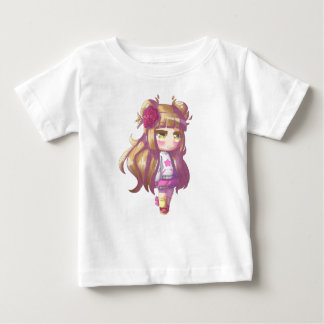 Little Shy Girl Baby T-Shirt