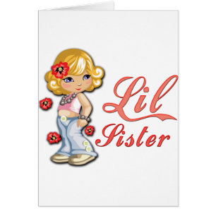 LIttle Sister and Flowers