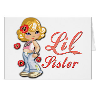 LIttle Sister and Flowers