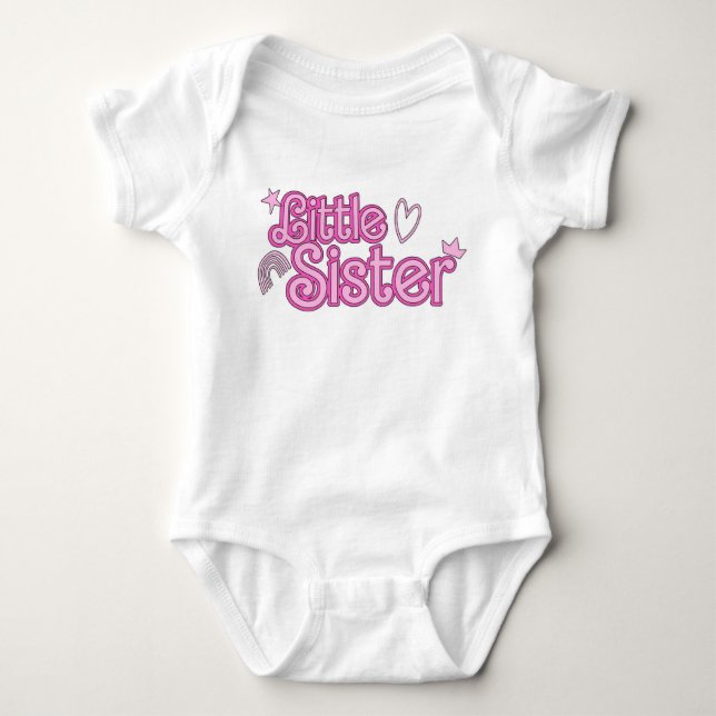 Little sister baby bodysuit (Front)