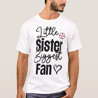 Little-Sister-Biggest-Fan-Svg T-Shirt