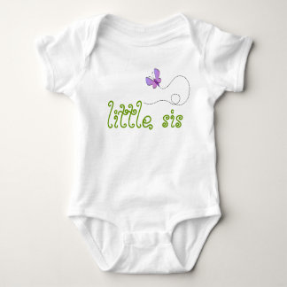 little sister butterfly baby bodysuit