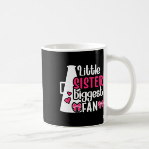 Little Sister Cheer Sister Of A Cheerleader Sister Coffee Mug