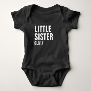 Little Sister Custom Baby Bodysuit
