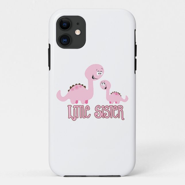 Little Sister Dinosaur Case-Mate iPhone Case (Back)