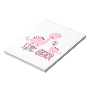 Little Sister Dinosaur Notepad