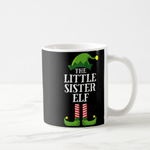 Little Sister Elf Matching Family Group Christmas  Coffee Mug