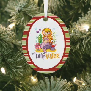 Little Sister 🧜♀️ Mermaid Metal Tree Decoration