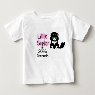 Little Sister of 2026 Graduate Baby T-Shirt
