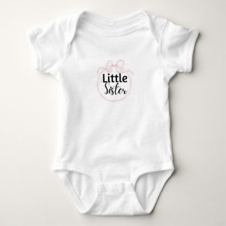 Little sister outfit baby bodysuit