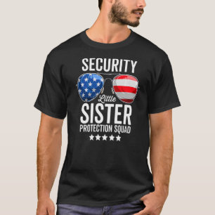 Little Sister Protection Squad  Big Brother Securi T-Shirt