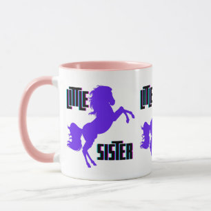 Little Sister Purple Pony Mug