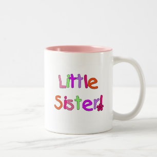 Little Sister T-shirts and Gifts Two-Tone Coffee Mug