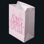 Little Sister Typography Modren Text  Medium Gift Bag<br><div class="desc">Little Sister Typography Modren Text Gift Bag. You can change the background colour to the colour you prefer.</div>