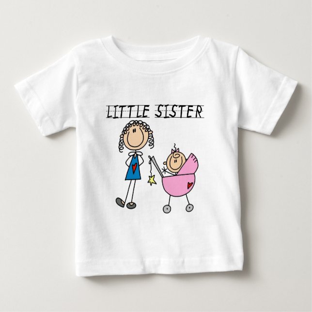 Little Sister With Big Sis Tshirts (Front)