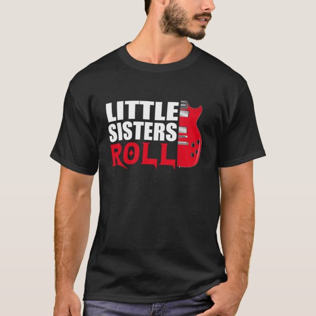 Little Sisters Roll   Matching Younger Sister T-Shirt (Front)
