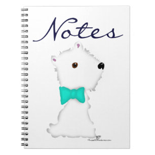 Little Sitting Westie Notebook