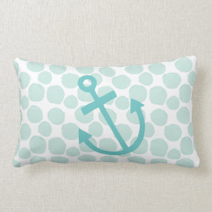 Little Skipper Nautical Dots Pattern Lumbar Cushion
