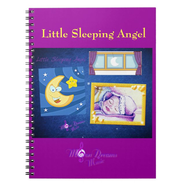 Little Sleeping Angel Notebook (Front)