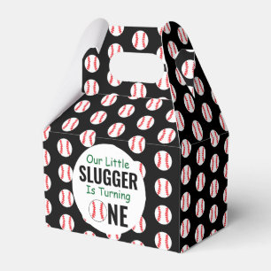 Little Slugger Baseball 1st Birthday Favour Box