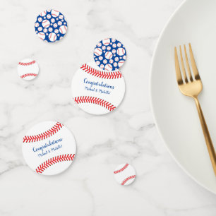 Little Slugger Baseball Baby Shower Confetti
