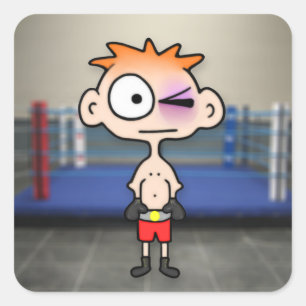 Little Slugger Square Sticker