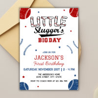 Little Slugger's Big Day I 1st Baseball Birthday