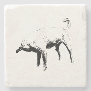 Little Sniff, Big Character Stone Coaster