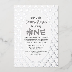 Little Snowflake 1st Birthday