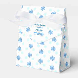 Little Snowflake 2nd Birthday Favour Box