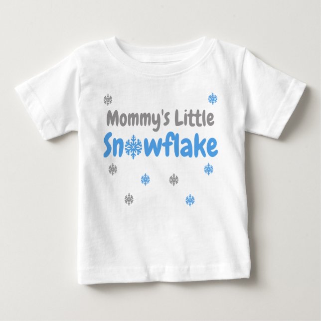 Little Snowflake Baby T-Shirt (Front)