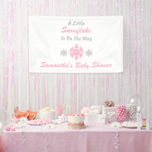 Little Snowflake On The Way Banner