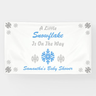 Little Snowflake On The Way Banner
