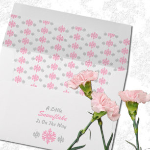 Little Snowflake On The Way Envelope