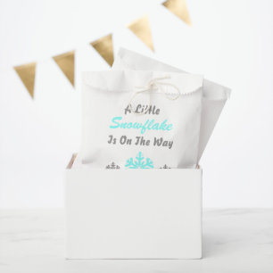 Little Snowflake On The Way Favour Bag