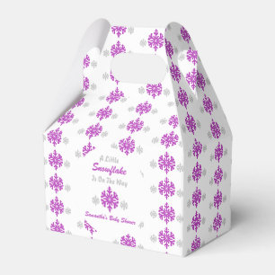 Little Snowflake On The Way Favour Box