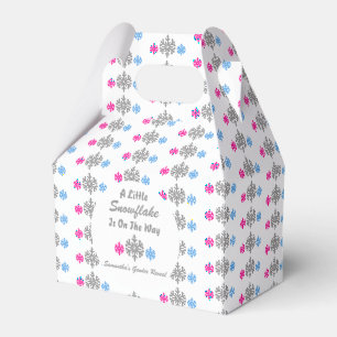 Little Snowflake On The Way Favour Box