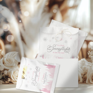 Little Snowflake Winter Baby Shower  Favour Bag